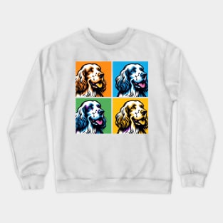 English Setter Pop Art - Dog Lovers Crewneck Sweatshirt